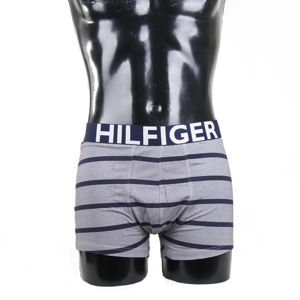 Tommy Hilfiger pánské pruhované boxerky chambray - XL (918)